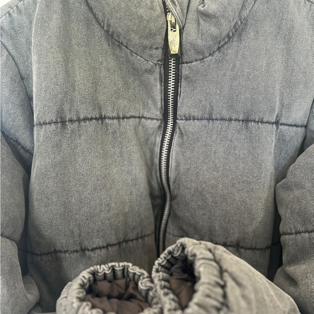 Marc New York Dark Gray Puffer Jacket - Picture 6 of 7